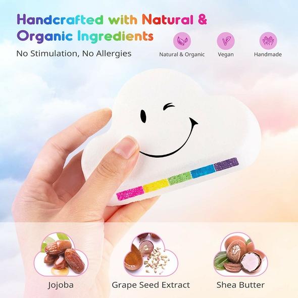 🔥(70% OFF)93.5% bought 3 sets-Natural Skin Care Rainbow Cloud Bombs