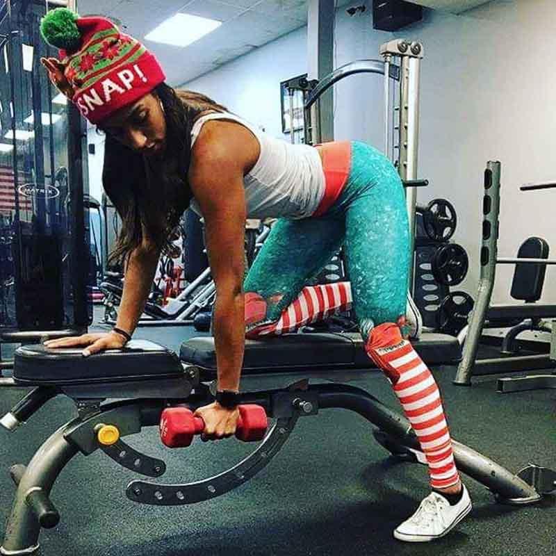 Women Printing Christmas Leggings
