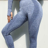 Seamless Tops And Leggings 2 Pieces Set