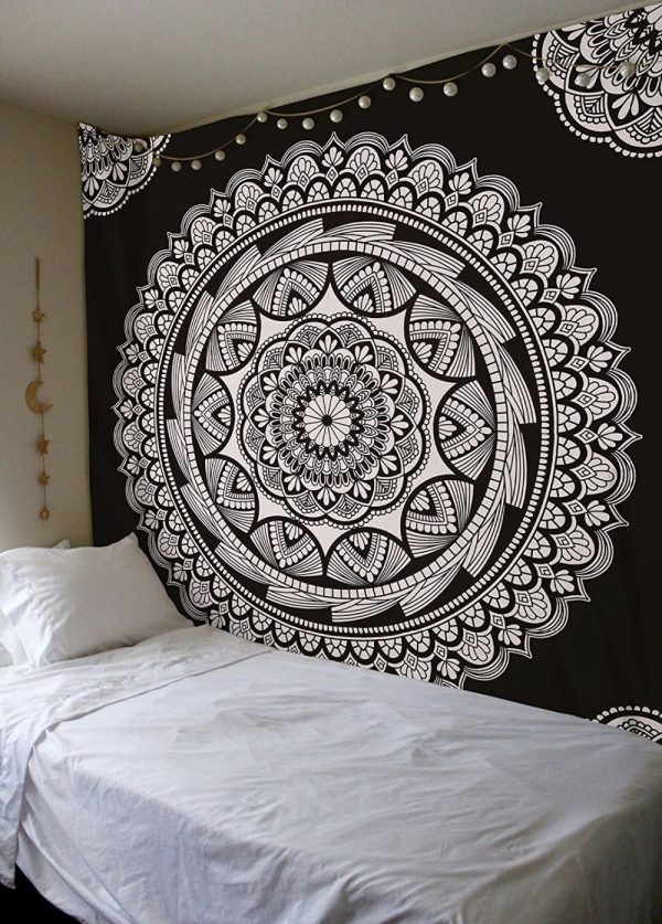 Yoga Mandala Lotus Tapestry