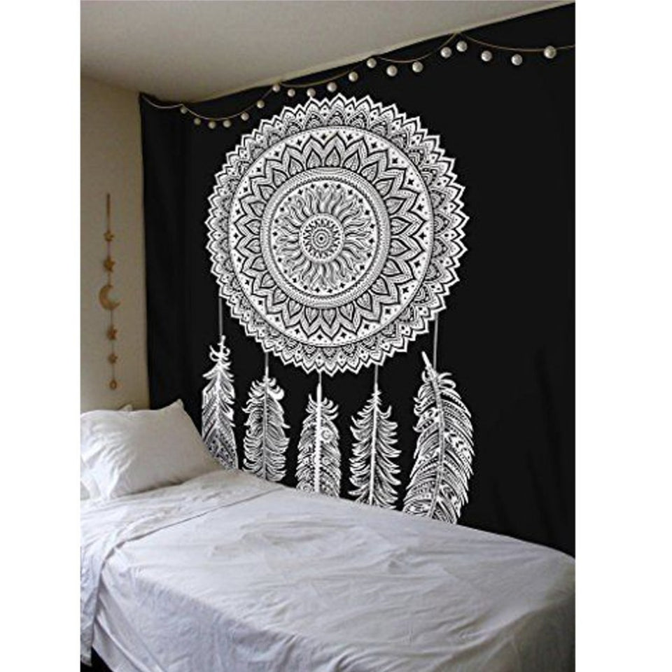 Yoga Mandala Lotus Tapestry