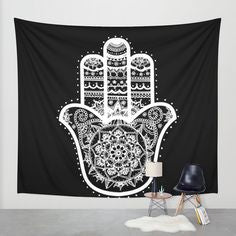Yoga Mandala Lotus Tapestry