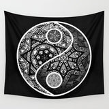 Yoga Mandala Lotus Tapestry
