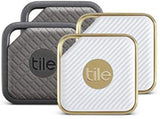 Tile Sport EC-09004 - Key Finder. Phone Finder. Anything Finder (Graphite) - 4 Pack