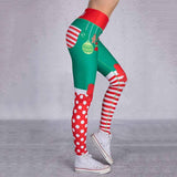 Women Printing Christmas Leggings