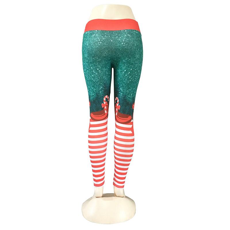 Women Printing Christmas Leggings
