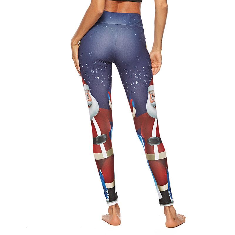 Women Printing Christmas Leggings