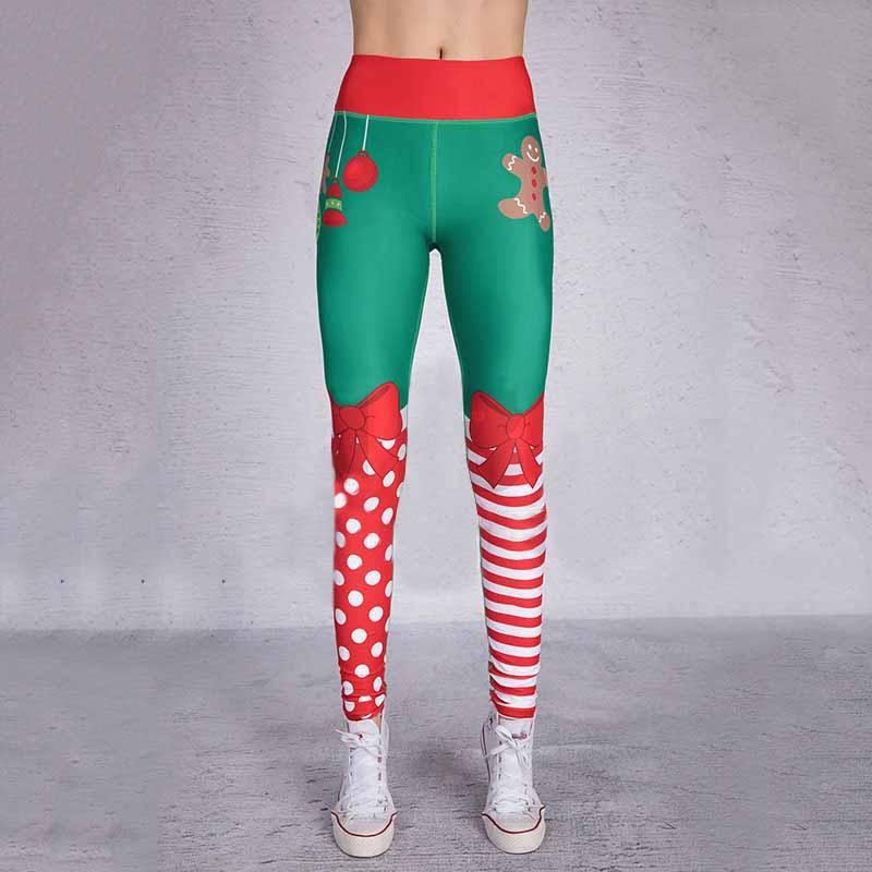Women Printing Christmas Leggings