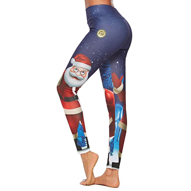 Women Printing Christmas Leggings