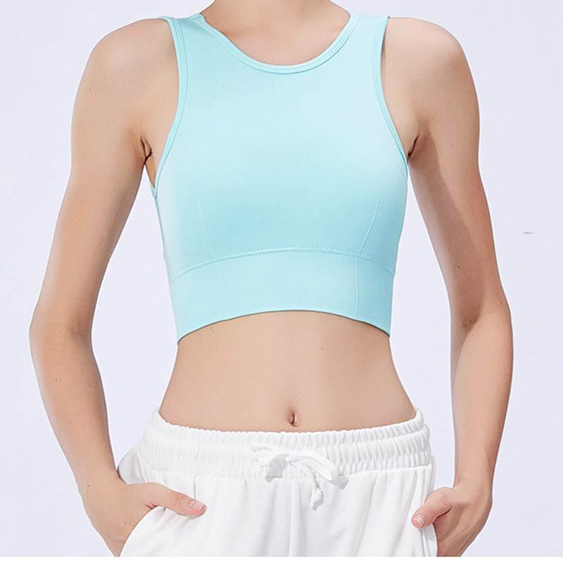 Women Workout Push Up Mesh Bra Tops