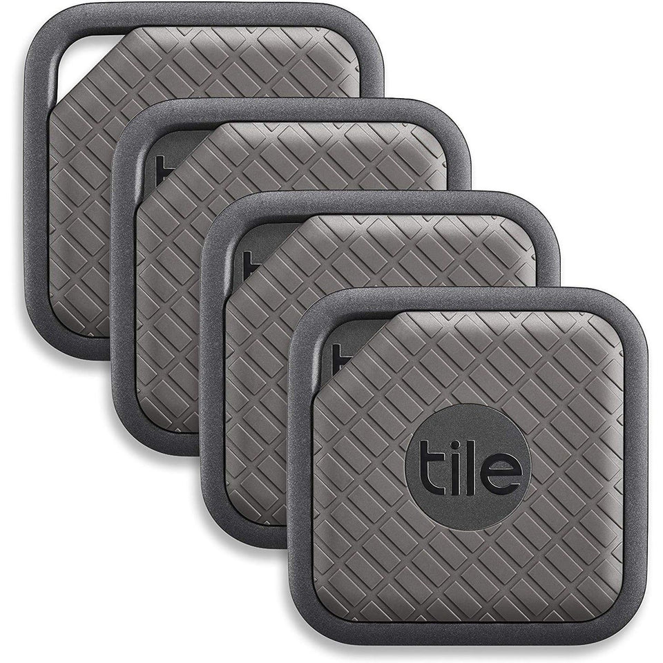 Tile Sport EC-09004 - Key Finder. Phone Finder. Anything Finder (Graphite) - 4 Pack