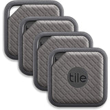 Tile Sport EC-09004 - Key Finder. Phone Finder. Anything Finder (Graphite) - 4 Pack