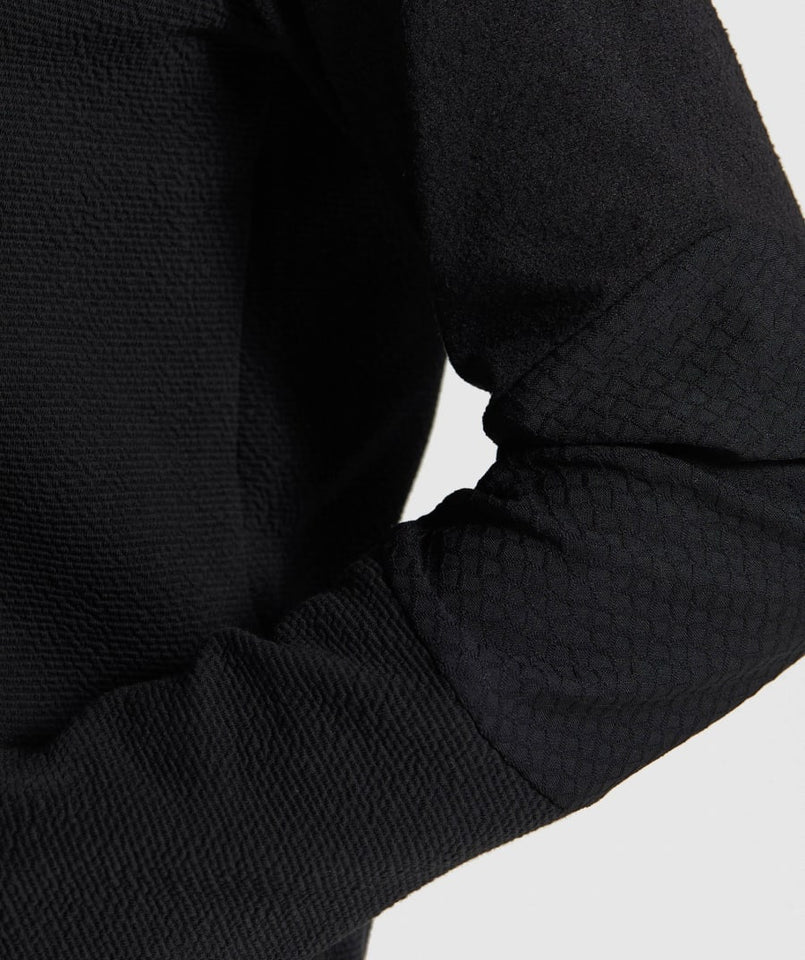 TRUE TEXTURE HOODED BOMBER JACKET