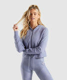 TRUE TEXTURE HOODED BOMBER JACKET
