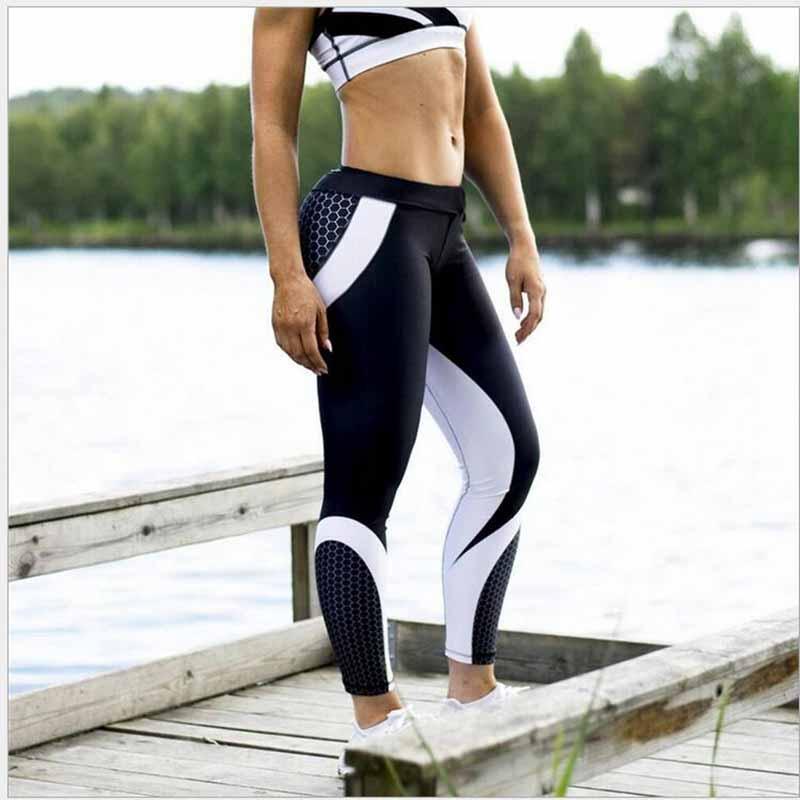 Women Workout Honeycomb Leggings
