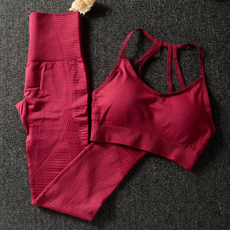 Women Gym Clothing Athletic Yoga Set