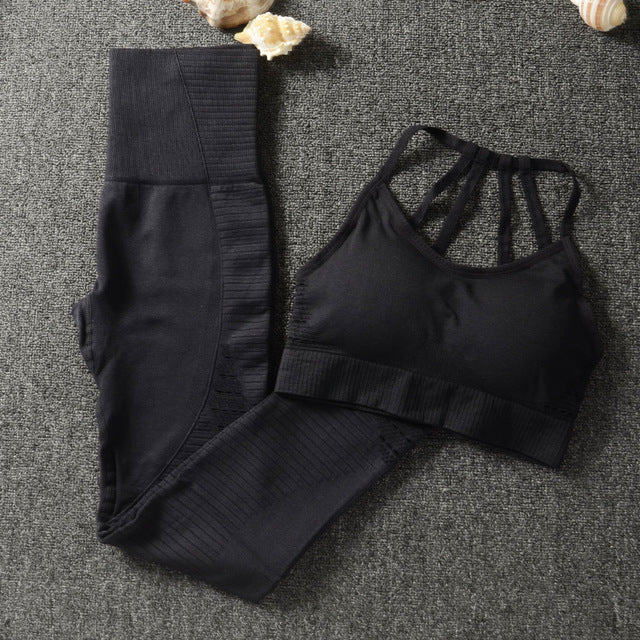 Women Gym Clothing Athletic Yoga Set