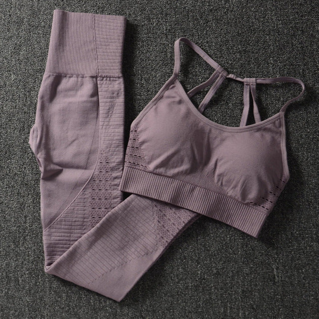 Women Gym Clothing Athletic Yoga Set