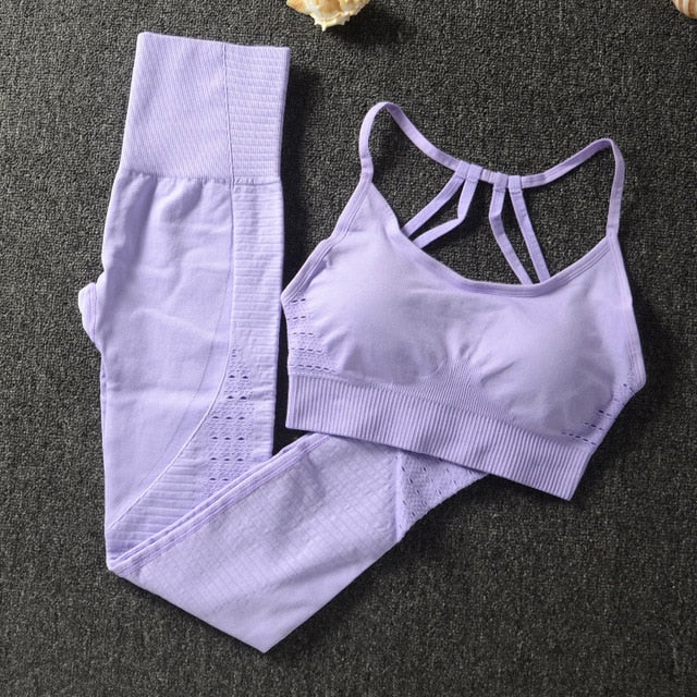 Women Gym Clothing Athletic Yoga Set