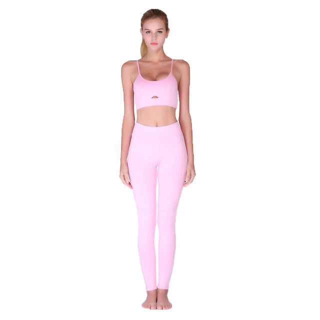 Workout Sport Wear Sports Bra + pants Set