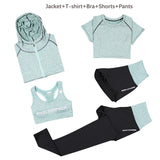 Women Yoga Set Slim Breathable