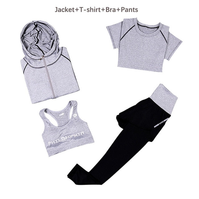 Women Yoga Set Slim Breathable
