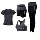 Women Yoga Set Slim Breathable