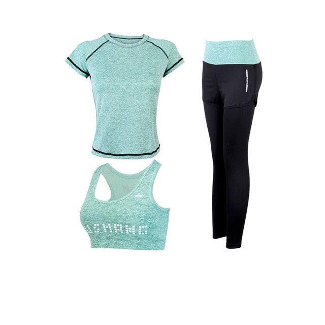 Women Yoga Set Slim Breathable