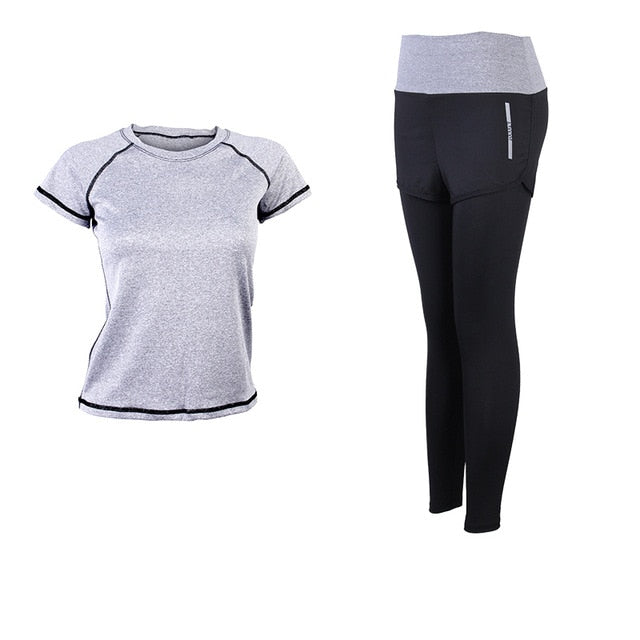Women Yoga Set Slim Breathable