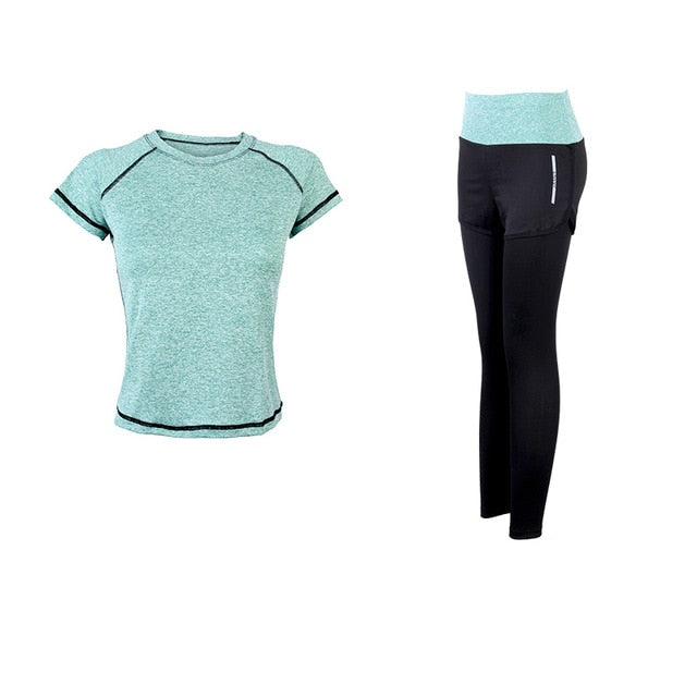 Women Yoga Set Slim Breathable