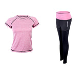 Women Yoga Set Slim Breathable