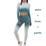 Women Top Workout Clothes Suit Running Sportswear