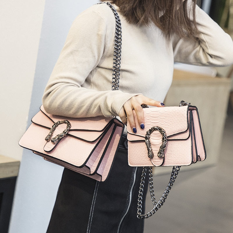 Snake Fashion Brand Women Bag