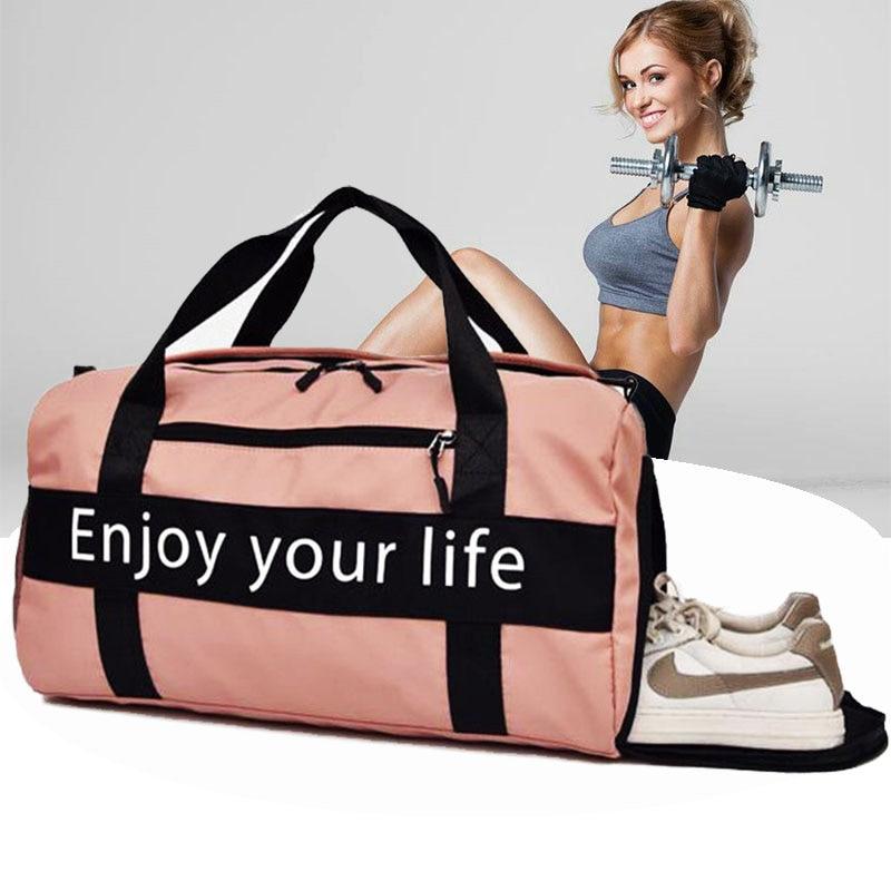 Women Pink Sports Bag