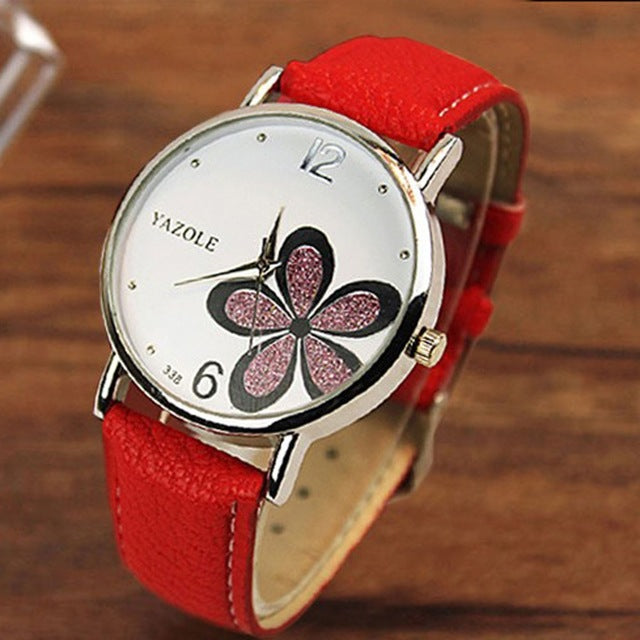 Womens Watches Flower Fashion