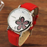 Womens Watches Flower Fashion