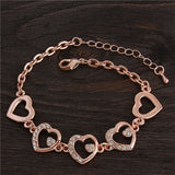 Rose Gold Chain Bracelet For Women