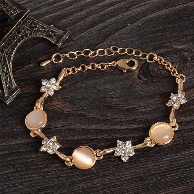 Rose Gold Chain Bracelet For Women