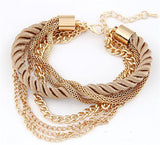 Rose Gold Chain Bracelet For Women
