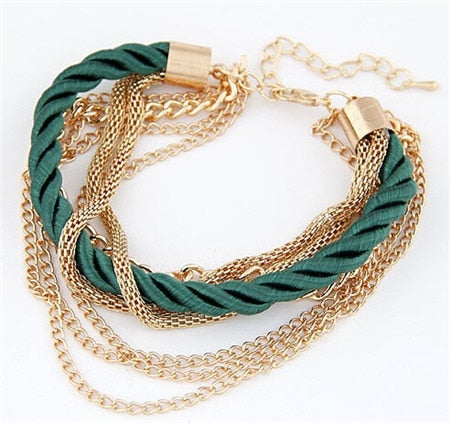 Rose Gold Chain Bracelet For Women