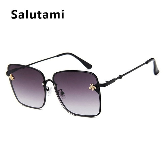 Retro Square Bee Sunglasses Women