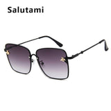 Retro Square Bee Sunglasses Women