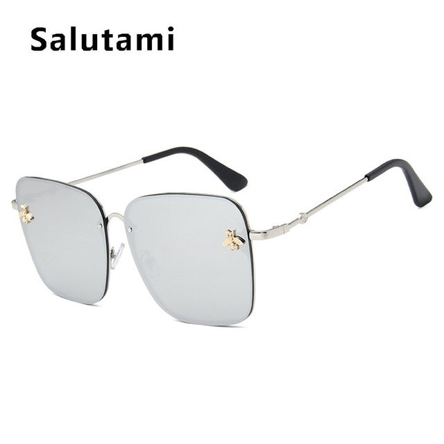 Retro Square Bee Sunglasses Women