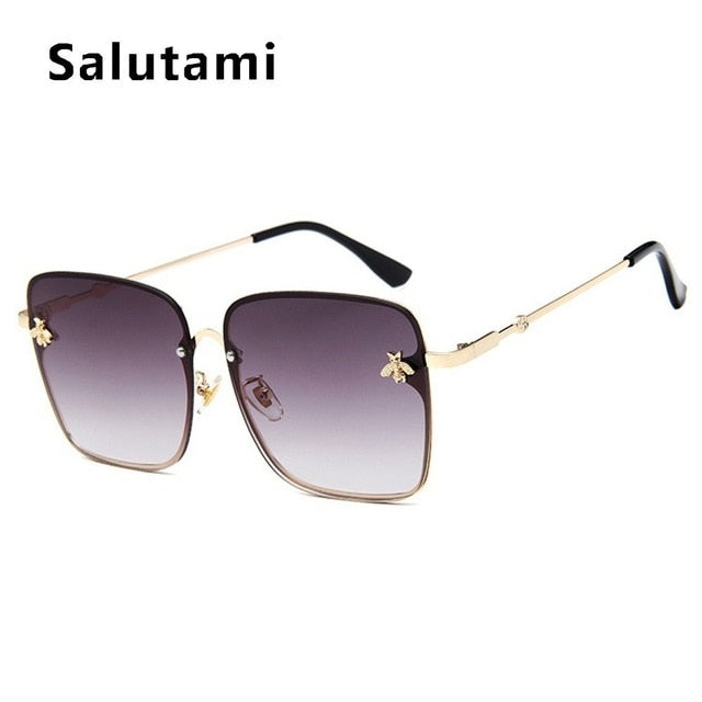 Retro Square Bee Sunglasses Women