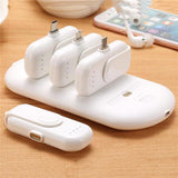 SUPERCHARGE MINI MAGNETIC POWER BANK + 3 PHONE ADAPTERS